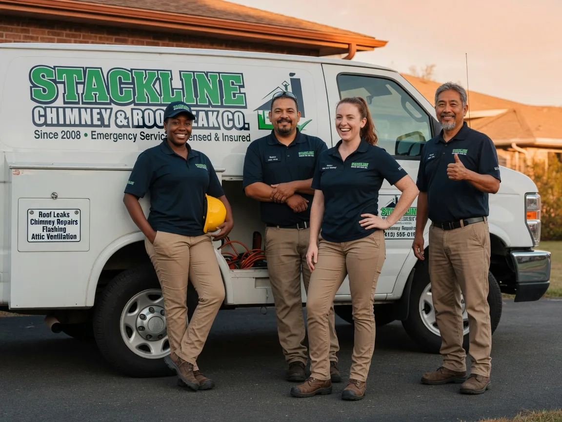 Chimney flashing repair company in Oakdale, PA